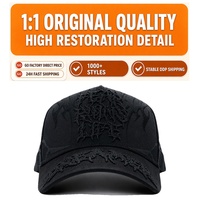 Gorras Personalizadas de Alta Calidad, Gorras de Béisbol con Logotipo Bordado de 5 Paneles para Hombre, Gorras de Béisbol con Pedrería de Alta Calidad para Hombre