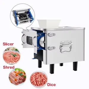 Automazione di vendita calda affettatrice per carne di verdure macchina da taglio per la vendita al dettaglio di carne di pecora macchina per il taglio di pollo