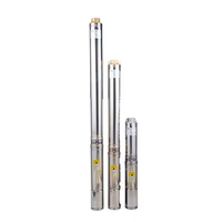 Pompe submersible pour puits profond en acier inoxydable HD série SJP 40m, meilleure vente, OEM pour l'irrigation des puits de forage agricoles et l'approvisionnement en eau