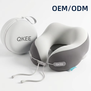 Ergonomic Memory Foam Travel <strong>Pillow</strong> for Airplane - Portable U-shaped <strong>Neck</strong> <strong>Pillow</strong> with Storage Bag for <strong>Neck</strong> Support &amp; Sleeping - Product Image 1