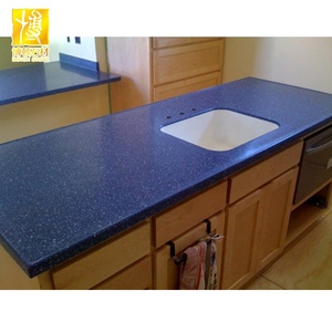 BOTON STONE Pierre artificielle moderne en quartz bleu étoile pour plan de travail de cuisine et salle de bain - Product Image 5