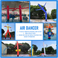 Mannequin publicitaire gonflable personnalisé pour restaurant BBQ, Sky Dancer, Tube Man, promotion extérieure, décoration de magasin, marionnette à vent