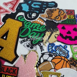 <strong>Custom</strong> No <strong>Minimum</strong> Iron on <strong>Patches</strong> <strong>Custom</strong> <strong>Embroidered</strong> <strong>Patches</strong> for Clothing - Product Image 4