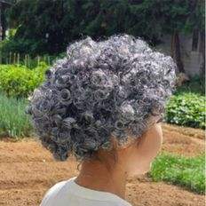 Anciano con peluca elegante postizo para hombres - Product Image 1