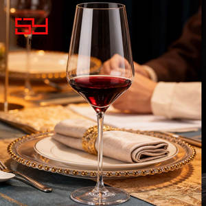 Vajilla <span class=keywords><strong>de</strong></span> Vidrio <span class=keywords><strong>de</strong></span> Alta Calidad con Logotipo Personalizado para Bodas, Juego <span class=keywords><strong>de</strong></span> 6 Copas <span class=keywords><strong>de</strong></span> Vino Tinto Blancas para Restaurante - Product Image 1