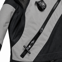 Drysuit Selam Trilaminat Pria dan Wanita untuk Scuba Diving, Drysuit yang Dibuat Sesuai Ukuran