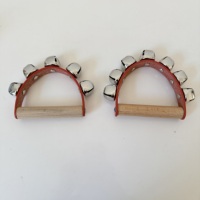 Professional Kids Baby Music Enlightenment Leather 5/7 Bells Jingle Early Education Christmas Atmosphere Music