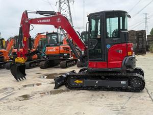 Mini-excavatrice Yanmar VIO57 d'occasion d'origine japonaise, état 95% neuf, moteur, boîte de vitesses, pompe, engrenages, prix bas, 5,5 tonnes, modèle 2025 - Product Image 1