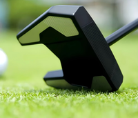 Tête de putter de golf de style maillet portable pour droitier en alliage d'aluminium avec sac de golf gratuit