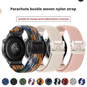 Correa Deportiva Elástica de Nailon de 18, 20 y 22 mm para Reloj 7/6/Classic/5 <span class=keywords><strong>Pro</strong></span>/4 de 44 mm y 40 mm y para Reloj GT6/5 <span class=keywords><strong>Pro</strong></span>/46 mm - Product Image 1