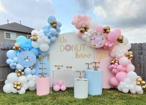 Set de Globos Haoshidai, Decoración Popular para Fiestas de Revelación de Género, Kit de Arco de Globos Rosa y Azul para Niños y Niñas, Baby Shower - Product Image 3