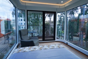 Casa Prefabricada Modular Móvil Tipo Cápsula Espacial Moderna con Estructura de Acero, Contenedor Portátil para República <span class=keywords><strong>Dominicana</strong></span>, <span class=keywords><strong>Casas</strong></span> Prefabricadas Pequeñas <span class=keywords><strong>en</strong></span> <span class=keywords><strong>Venta</strong></span> - Product Image 3