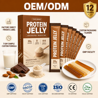 Bâtonnets de gelée protéinée à la créatine monohydrate OEM, pré-entraînement, boost d'énergie, récupération musculaire, étiquette privée, saveur personnalisée, usine GMP