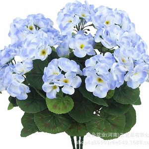 Ramo de Begonias Artificiales de Meiduo Flower Industry, Color Blanco Seda, Decoración para Interiores y Exteriores - Product Image 2