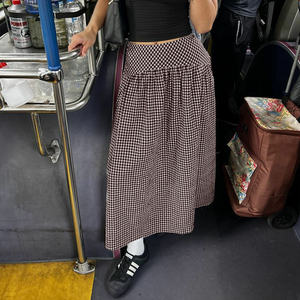 กระโปรงทรงเอลายสก็อต Y2K สำหรับผู้หญิง ฤดูร้อน เอวสูง ทรงเข้ารูป สไตล์ Preppy สีสันตัดกัน กระโปรงสั้นลำลอง สตรีทแวร์ - Product Image 4