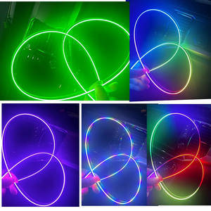 Lumière d'ambiance intérieure de voiture USB 12V à défilement de couleurs, contrôlable par application - Product Image 6