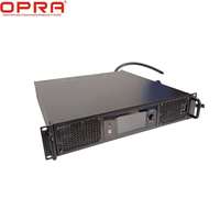 Amplificador de Potencia DSP Profesional OPRA DSP3000 de 4 Canales, 2000W de Alta Potencia, con Procesador de Audio en Red DANTE