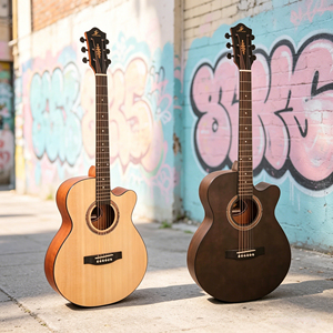 Cina 40 pollici <span class=keywords><strong>chitarra</strong></span> <span class=keywords><strong>acustica</strong></span> corpo di abete rosso a buon mercato strumenti musicali per la vendita <span class=keywords><strong>chitarra</strong></span> Folk <span class=keywords><strong>chitarra</strong></span> da viaggio per i principianti - Product Image 5