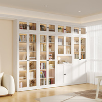 Bibliothèque buffet et armoire de rangement en acier durable pour meubles en métal, étagère sur pied pour chambre à coucher, salon, bureau