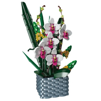 Mould King 10025 Eternal Knot Concentric Phalaenopsis Bonsa Building Blocks DIY 3D Flower Bouquet Bricks Toys Gift untuk Anak Perempuan