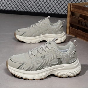 Zapatillas Deportivas de Alta Calidad para Mujer, Antideslizantes, con Parte Superior de PU, Cómodas, con Cordones, Estilo Baloncesto, para Caminar - Product Image 3