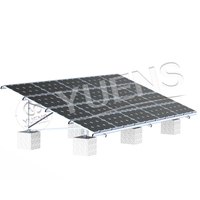 Kits de panneaux solaires à montage au sol YUENS, système de montage au sol pour panneaux solaires, support de montage au sol en aluminium pour panneaux solaires, certifié ISO/CE