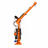 Grue mobile électrique de 2 tonnes, hauteur de levage maximale de 2,7 m, 220 V/380 V, vitesse de levage de 10 m/min, câble en acier de 6 mm, élévateur de chantier