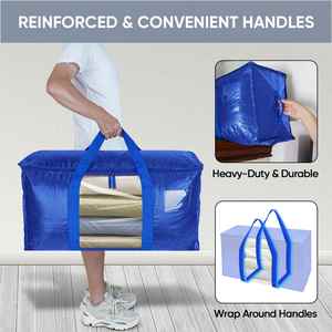 Bolsas de Almacenamiento Extra Gruesas con Asas Reforzadas para Ahorrar Espacio, Bolsas de Mudanza Resistentes - Product Image 3