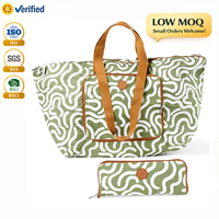 Sac fourre-tout pliable grand format 45L, léger, réutilisable, sac à bandoulière, imperméable, pour les voyages, les courses, la plage, le rangement, vente en gros