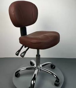 เก้าอี้ทำเล็บสีเหลืองสไตล์เดียวกับเก้าอี้ทันตกรรม, เก้าอี้ต่อขนตา, เก้าอี้แต่งหน้าสักคิ้ว, เก้าอี้ช่างตัดผม, เก้าอี้ทำเล็บป้องกันหลังสำหรับสำนักงาน - Product Image 1