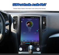 Autoradio Android pour Infiniti G25 G37 2004-2015 CarPlay sans fil Écran tactile 12,3 pouces Navigation GPS Lecteur multimédia