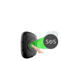 Dispositivo de Rastreo GPS de Plástico Pequeño 4G, Soluciones de Telecomunicaciones para Personas Mayores, Llamadas de Emergencia SOS, Llamadas Bidireccionales, Control por Aplicación, Geo