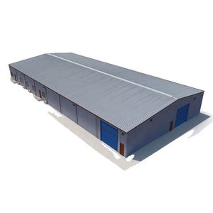 Construcción de almacén de almacenamiento de estructura de acero de doble pendiente ignífuga de Instalación rápida a precio competitivo - Product Image 1