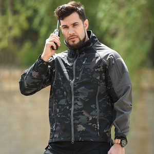 Chaqueta Impermeable y Transpirable de Tres Capas de Alta Gama para <span class=keywords><strong>Hombre</strong></span> - Abrigo Suave de Invierno - Ideal para Campismo al Aire Libre - Product Image 5