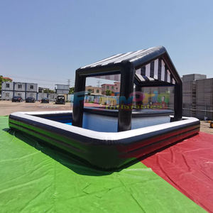 Bar inflable de PVC para piscina, tipo pub, con asientos para fiestas y eventos al aire libre. - Product Image 5