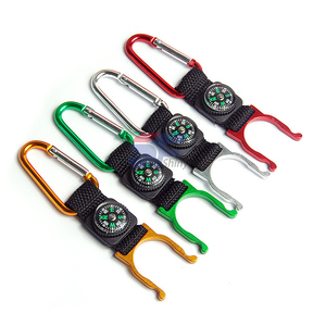 Mosquetón personalizado, correa de <span class=keywords><strong>escalada</strong></span> corta con llavero, Material de poliéster, accesorio de gancho con serigrafía - Product Image 2