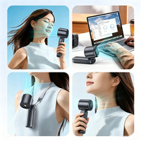 Faible MOQ, nouveau design, mini ventilateur de poche rechargeable avec fonction de refroidissement par glace