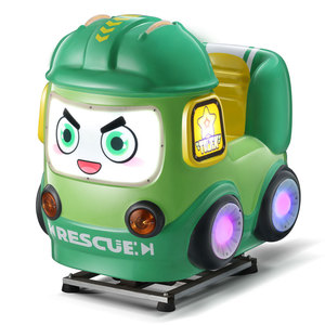 Voiture jouet pour enfants, balançoire à bascule, 110V/220V, voitures tamponneuses en plastique à monnayeur pour manèges d'attraction pour enfants - Product Image 1
