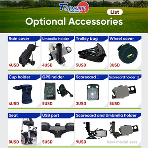 <span class=keywords><strong>Chariot</strong></span> de <span class=keywords><strong>golf</strong></span> électrique à 3 roues en alliage d'aluminium neuf, batterie au lithium, moteur 200W, autonomie 18/36 trous, luxe - Product Image 4