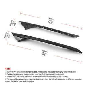 <span class=keywords><strong>Pare</strong></span>-<span class=keywords><strong>brise</strong></span> un ensemble de garnitures de moulage de pilier BB5Z 7803144 <span class=keywords><strong>AB</strong></span> remplacement intérieur extérieur conducteur et côté passager pour Ford Explorer - Product Image 3