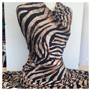 100D Poliéster Spandex Tejido <span class=keywords><strong>Mango</strong></span> Tejido Súper Suave 4-Way Elástico Vestido Tela Impreso para Faldas <span class=keywords><strong>de</strong></span> <span class=keywords><strong>Mujer</strong></span> - Product Image 1