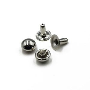 Rivet en laiton personnalisé à tête champignon, à capuchon unique, pour vêtements et cuir - Product Image 1