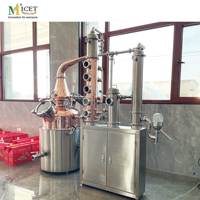 Alambic en cuivre pour le brassage domestique adapté au whisky, au brandy et au système professionnel de distillation d'alcool d'huile essentielle