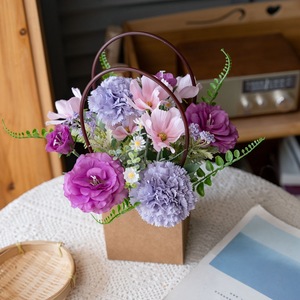 Arrangement de fleurs artificielles Lotus Pond CF01464, décoration de mariage et de maison, bouquet en tissu tissé plastique - Product Image 1