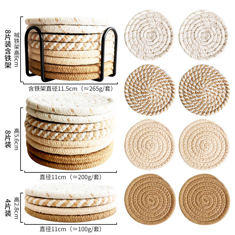 Esquema de color de lino con lunares de lino