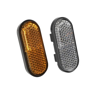 Réflecteur avant jaune d'origine pour trottinette électrique Xiaomi 4Lite (2ème génération) 48V, bande réfléchissante de fourche avant pour réparation - Product Image 2