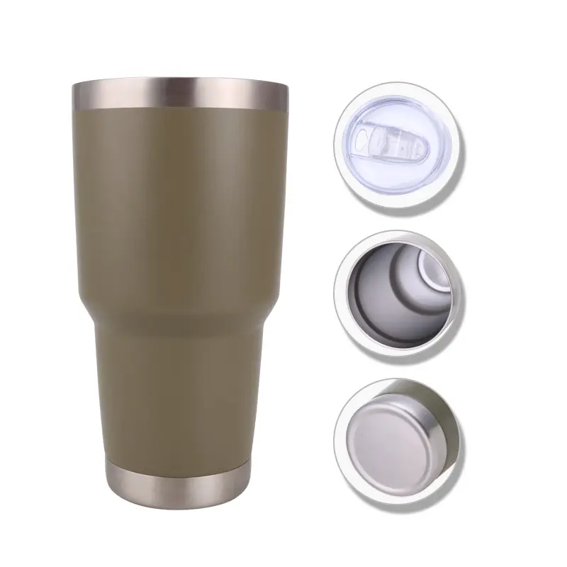 Gint đúp Walled Biểu Tượng Tùy Chỉnh 30Oz Tumbler Thép Không Gỉ Cách Điện Chân Không Cốc Cà Phê 30Oz Yetys Cup