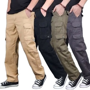 <span class=keywords><strong>Pantalon</strong></span> d'hiver décontracté pour <span class=keywords><strong>homme</strong></span> 100 % coton, coupe droite, multi-poches, grandes tailles, vente en gros - Product Image 1