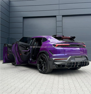 Kit aérodynamique en fibre de carbone sèche style LD pour <span class=keywords><strong>Lamborghini</strong></span> Urus SE : lèvre avant, diffuseur arrière, spoiler de capot - Product Image 3