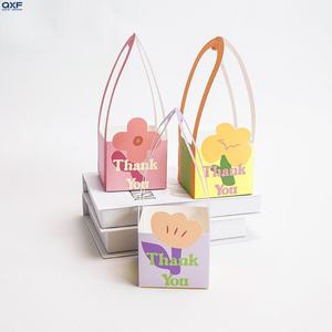 Caja <span class=keywords><strong>de</strong></span> Regalo para Flores del Día <span class=keywords><strong>de</strong></span> San Valentín, Materiales para Envolver Ramos Florales, Caja Pequeña para Regalos Florales, Caja para Empacar Chocolates - Product Image 4